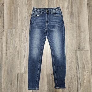 KanCan High Rise Dark Blue Jeans